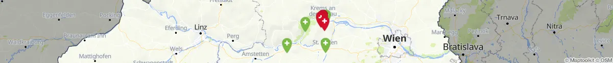 Map view for Pharmacies emergency services nearby Spitz (Krems (Land), Niederösterreich)